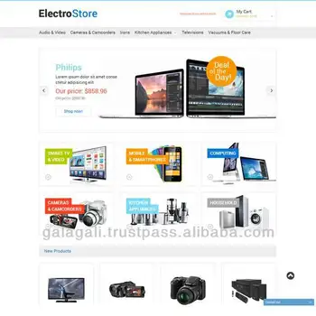 B2B Free Website Template for Electronics at Best Price with SEO Service