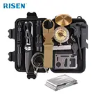 Tools Kit 13 In 1 Multi-functional Shockproof Waterproof Plastic Survival Tools Kit Set For Adventure