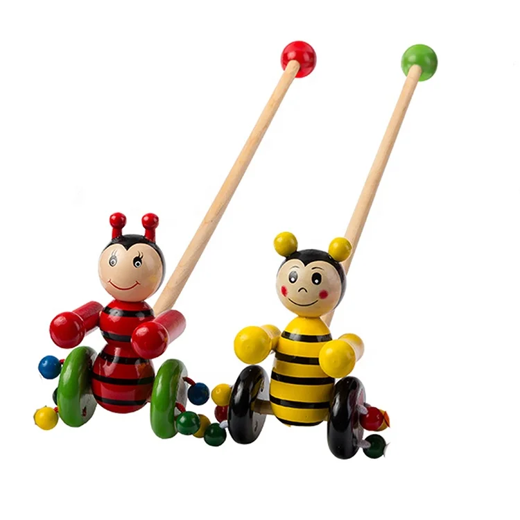 wooden bumblebee toy