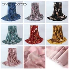 Women Scarf Women Ladies Chiffon Star Printing Scarf With Leopard Board Viscose Lightweight Long Scarf Shawl Wraps