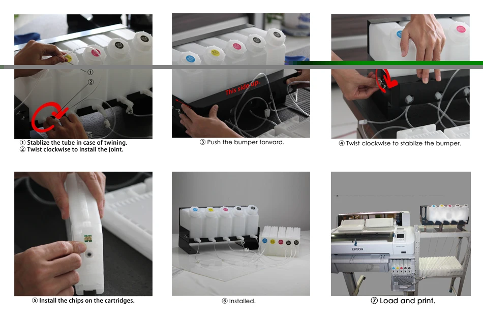 Colors Bulk Ink System Ciss For Epson Surecolor T T T