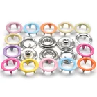 Button Metal Brass Strong 5 Prong Snap Button For Baby Clothes