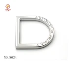 D Ring Ring Handbag Accessories Customize Engraved Logo D Ring Buckles For Bags