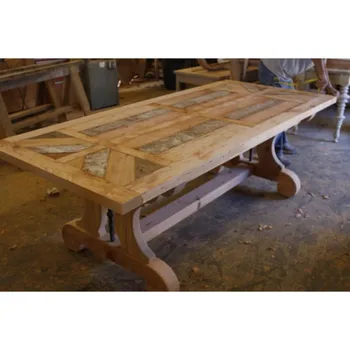 Reclaimed teak wood dining table,Old vintage style solid wood dining table