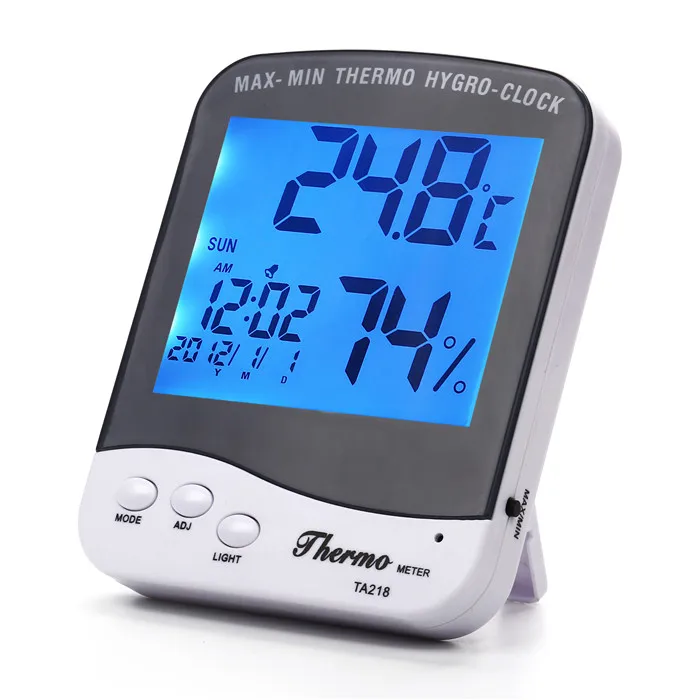 LCD Display Digital Hygrometer Temperature Humidity Meter Max Min Thermometer y