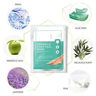 Foot Sheet Mask Private Label Exfoliating Hydrating Feet Peel Mask With Aloe Vera