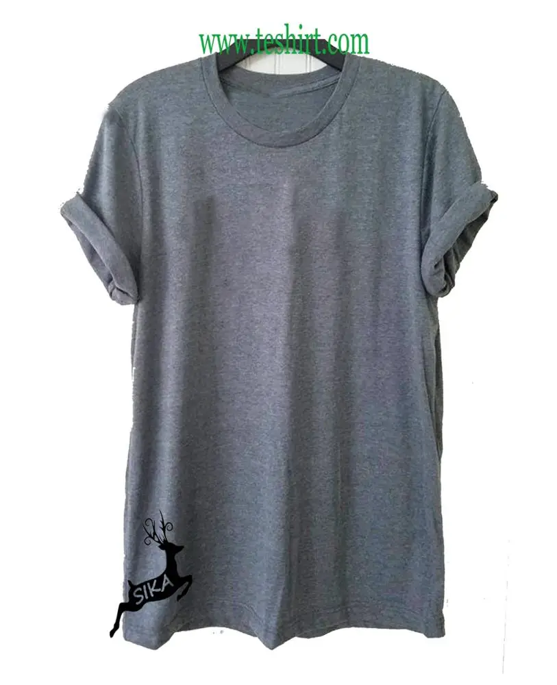 heather gray roll sleeve t-shirt