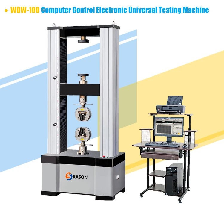 Wdw 100 100kn 05 Class Electronic Computerized Universal Tensile Strength Testing Machine Price 5946