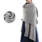 Stylish Unisex Daily Long Pattern Soft Knitted Winter Scarf