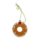 Shape Christmas Decorations Ornament Hot Sale Custom Doughnut Shape Christmas Tree Felt Ornament Decorations