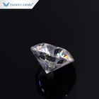 Diamond Tianyu Gems 1ct 6.5mm Colorless DE VVS1 Wholesale Moissanite Synthetic Diamond