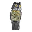 ZT3003-4 Plastic Visual Scare Emulational Decoy Rotating Head Owl