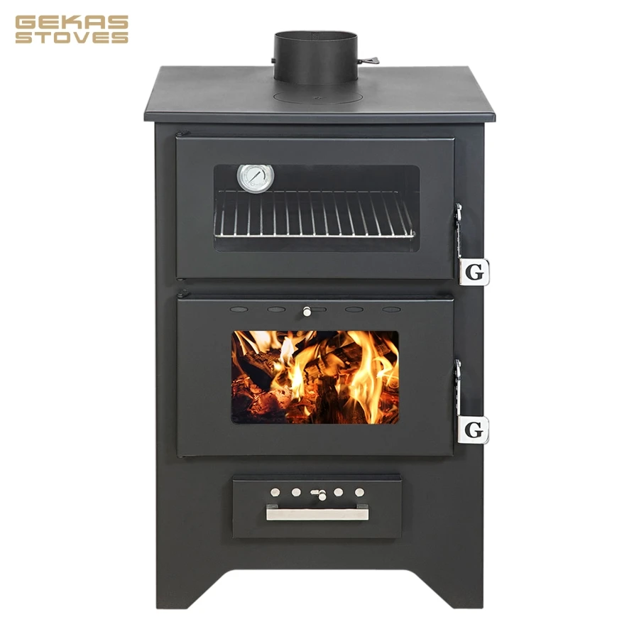 14,8 kW European Quality Wood Burning Stove with Oven | 80% نجاعة (Gekas Stoves - MG 450)