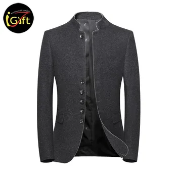 BSCI 2019 New design modern Wool slim fit Men's Modern Fit custom blazer men suit