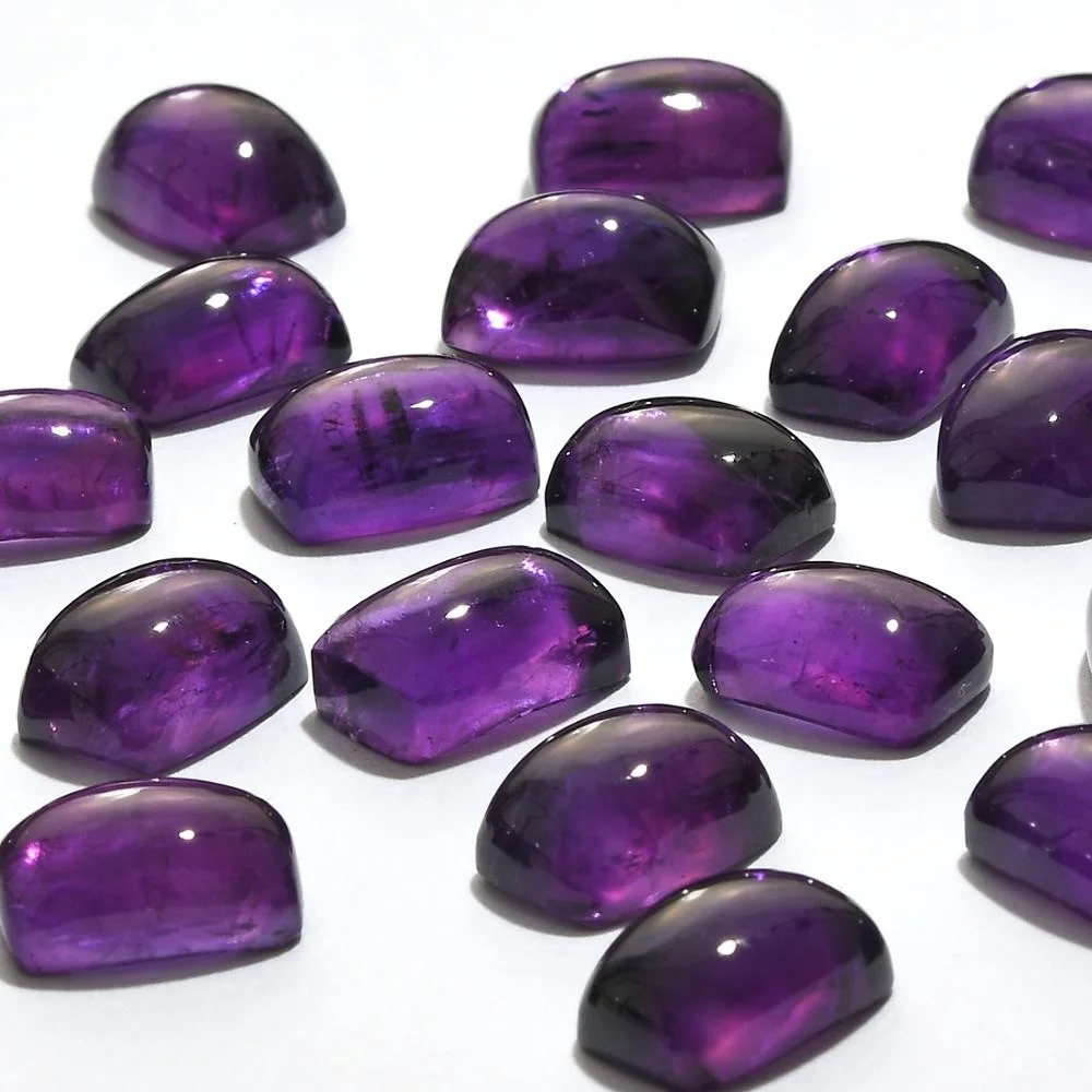 medium Size  & Mix Shape  Stone Amethyst Lot  Amethyst Jewelry Making Purple  Amethyst Gemstone Cabochon Natural Amethyst Cabochon Lot