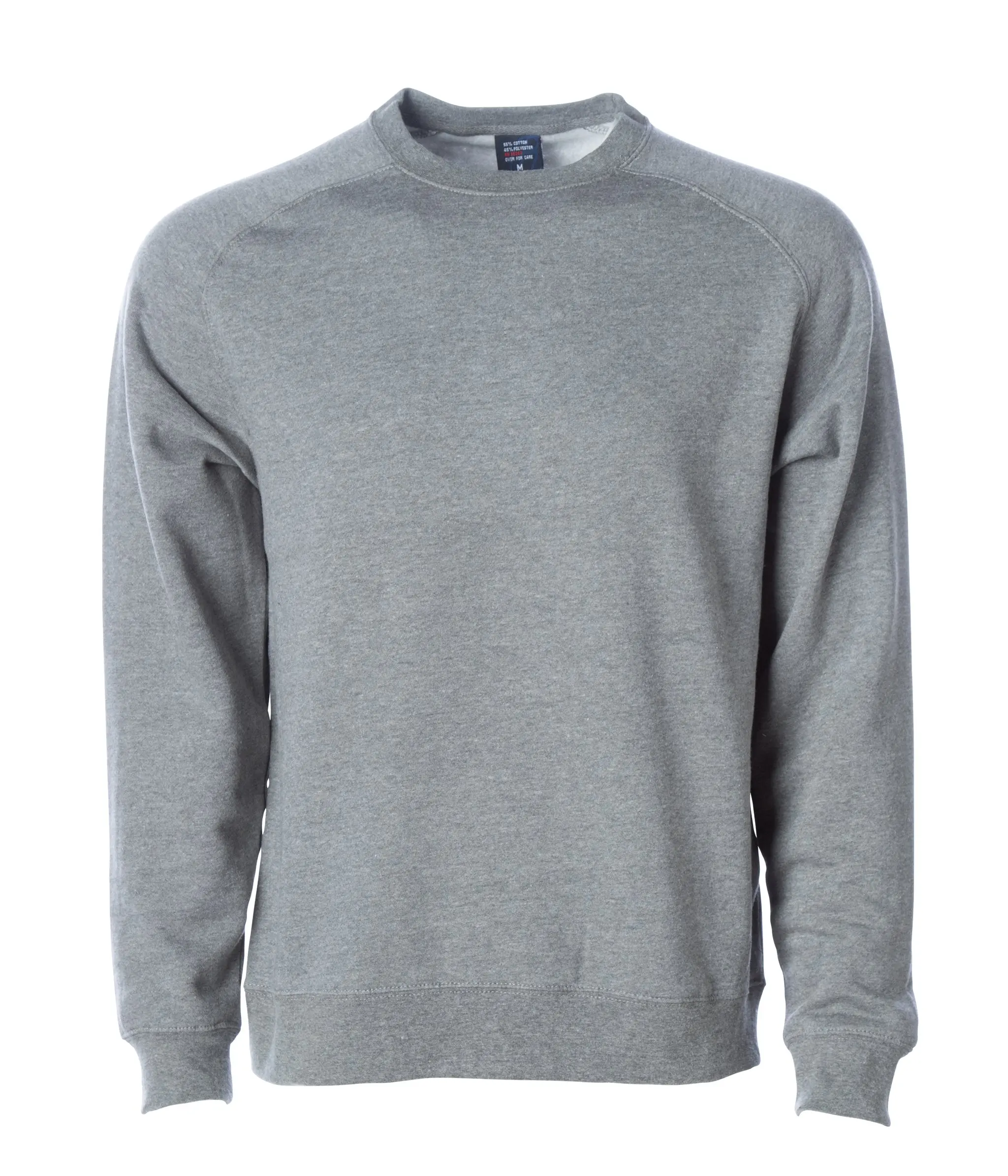 Men's Pure Cotton Crew Neck Sweatshirt Jumper Sweater Pullover Top 