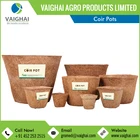 Top Quality Supplier of Coconut Coir Fiber Coir Pots from Reputed Dealer