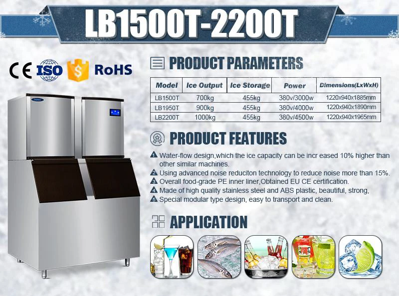 Ice Machine, 1000KG, 1Ton - detail 2