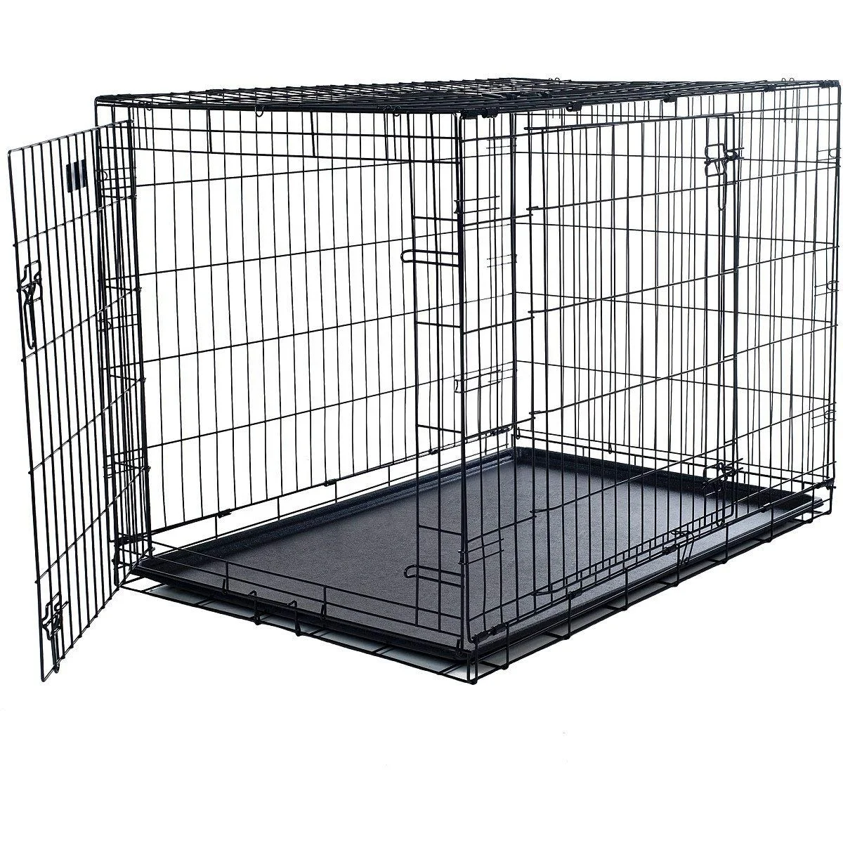 small sloping dog crate