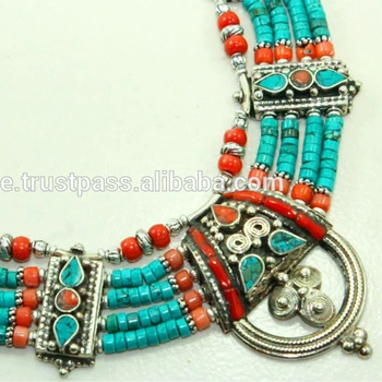 Wholesale Tibetan Beautiful Necklace Jewelry Vintage Necklace, silver Jewelry