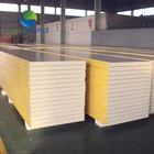 Low Price 50MM Steel Building Warehouse Wall PU Sandwich Panel