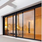 10 Years Warranty Commercial System Exterior Double Pane Sliding Glass Door