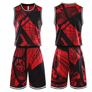 Double-sided Basketball Jersey Basketball Boys Basketball Uniform Outdoor Sportswear 3-12 Years Old Boys Youth