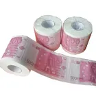 Virgin Wood 500 Euro Printed Toilet Paper Professional Manufacturer Customized Packing Available