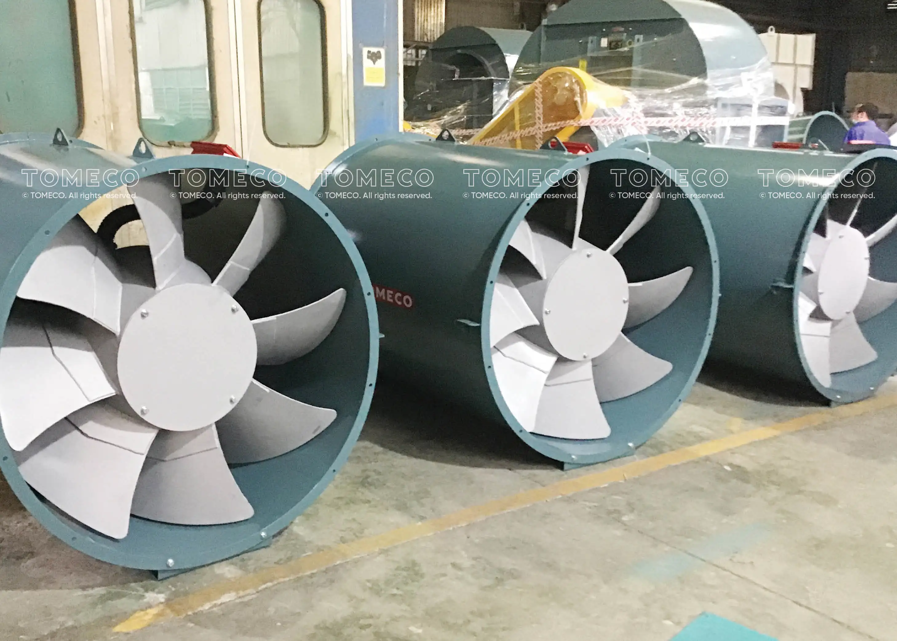 High Pressure Axial Fan, SWF, DUCT, MOUNTED, MIXED-FLOW - detail 10