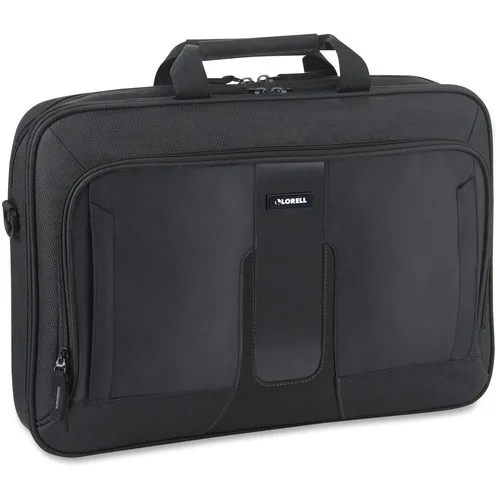 Lorell Carrying Case (Briefcase) for 17.3&quot; Notebook iPad Accessories - Le noir - Polyester - Handle Shoulder Strap - 12