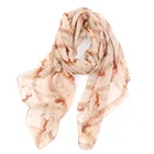 Silk Scarf Stylish Silk Scarf For Women Lightweight Chiffon Scarves For Winter Shawl Wrap