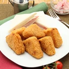 Mozzarella Cheese and Ham wrapped in Battered Bread