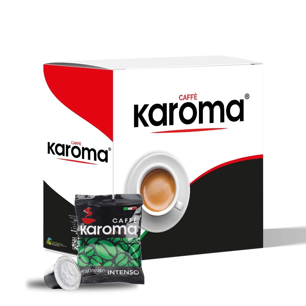 Karoma-cápsulas De Café Italiano De Mezcla Intensa,Caja De Café Instantánea  Nespresso,Etiqueta Privada,Oem,100 Uds. - Buy Café Espresso Italiano  Máquinas Nespresso Café Etiqueta Privada Oem Sabor Italiano Café Robusta  Medio Asado,Intensa Mezcla Caja