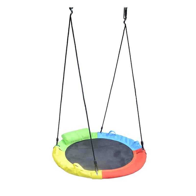 Ensemble D'extérieur Arc-En-Ciel,Balançoire Ronde,Avec Poignée Et  Oreiller,Pour Adultes Et Enfants - Buy Ronde Nid Swing,Balançoire  Extérieure,Nid Swing Product On Alibaba.com