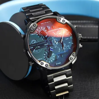 DZ7399 Sport Men Fashion DZ original Watch Big Dial automatic luxury wristWatches DZ7395 gold plated DZ Daddy metal watch