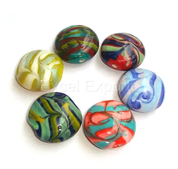 Fancy Glass Beads Disc shaped for making fashion jewelry and decorations 20mm bracelet necklace beads wholesale beads