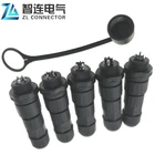 Connector Led Led Lighting Connector IP68 M16 2 Pin Lighting Connector Waterproof Molded Cable Led Connector