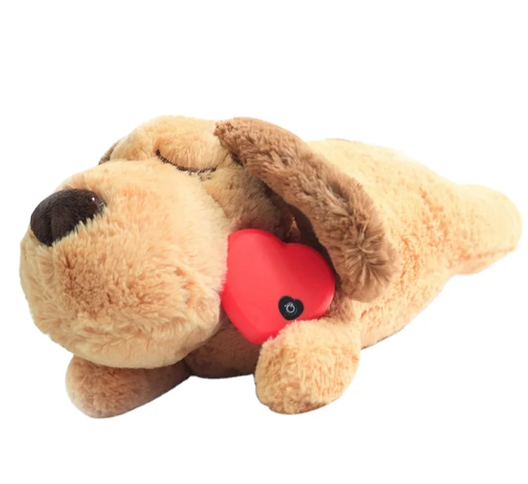 plush toy with heartbeat for puppy