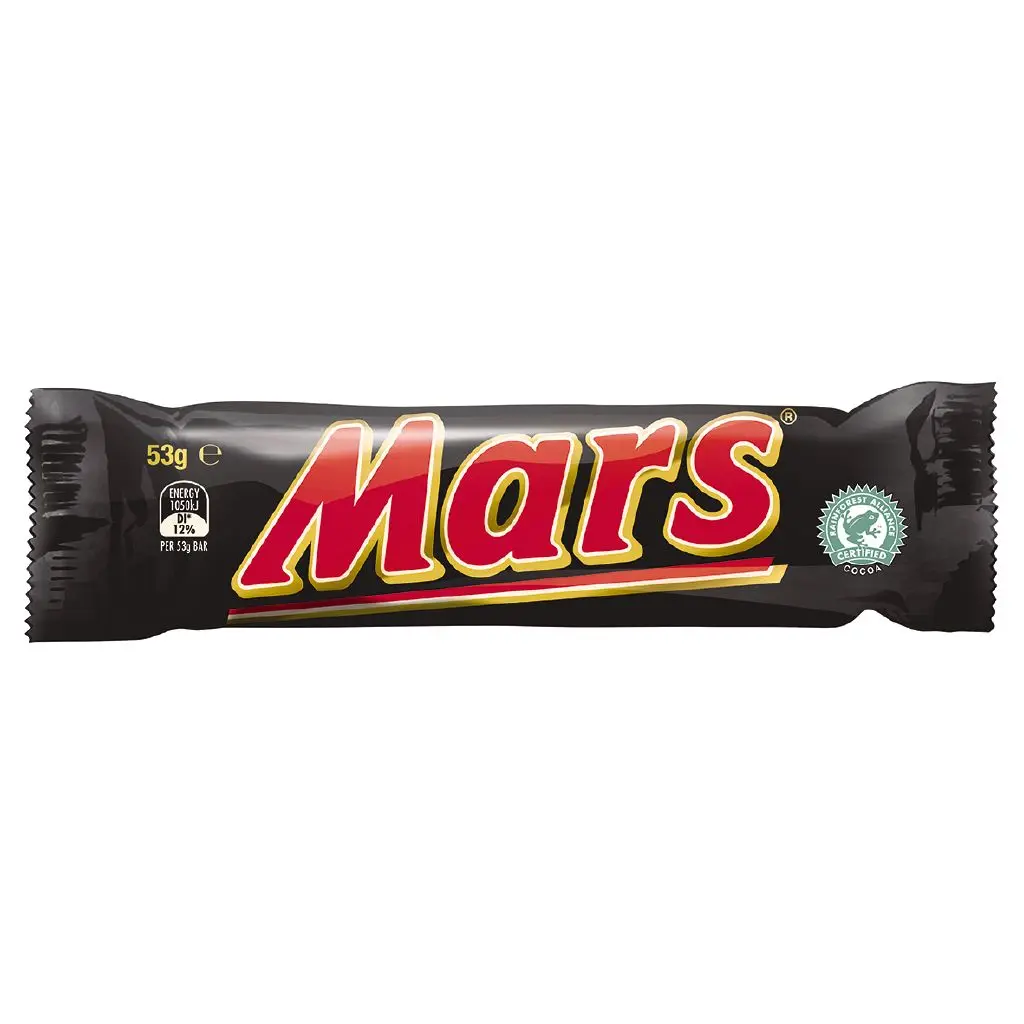 mars chocolate bars treat size small 4 bars (33.8g bars)original