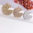 Necklace Jewelry Real Diamond Pendant K14 White Gold Necklace Jewelry 2.67ct
