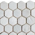 Sea Shell Tile Wall Mosaic Tile Mother Of Pearl White Hexagon Sea Shell Mosaic Tile For Wall