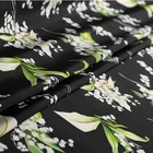Printed Silk Crepe Cdc 100% Silk Fabric For Dress/shirt/pajamas