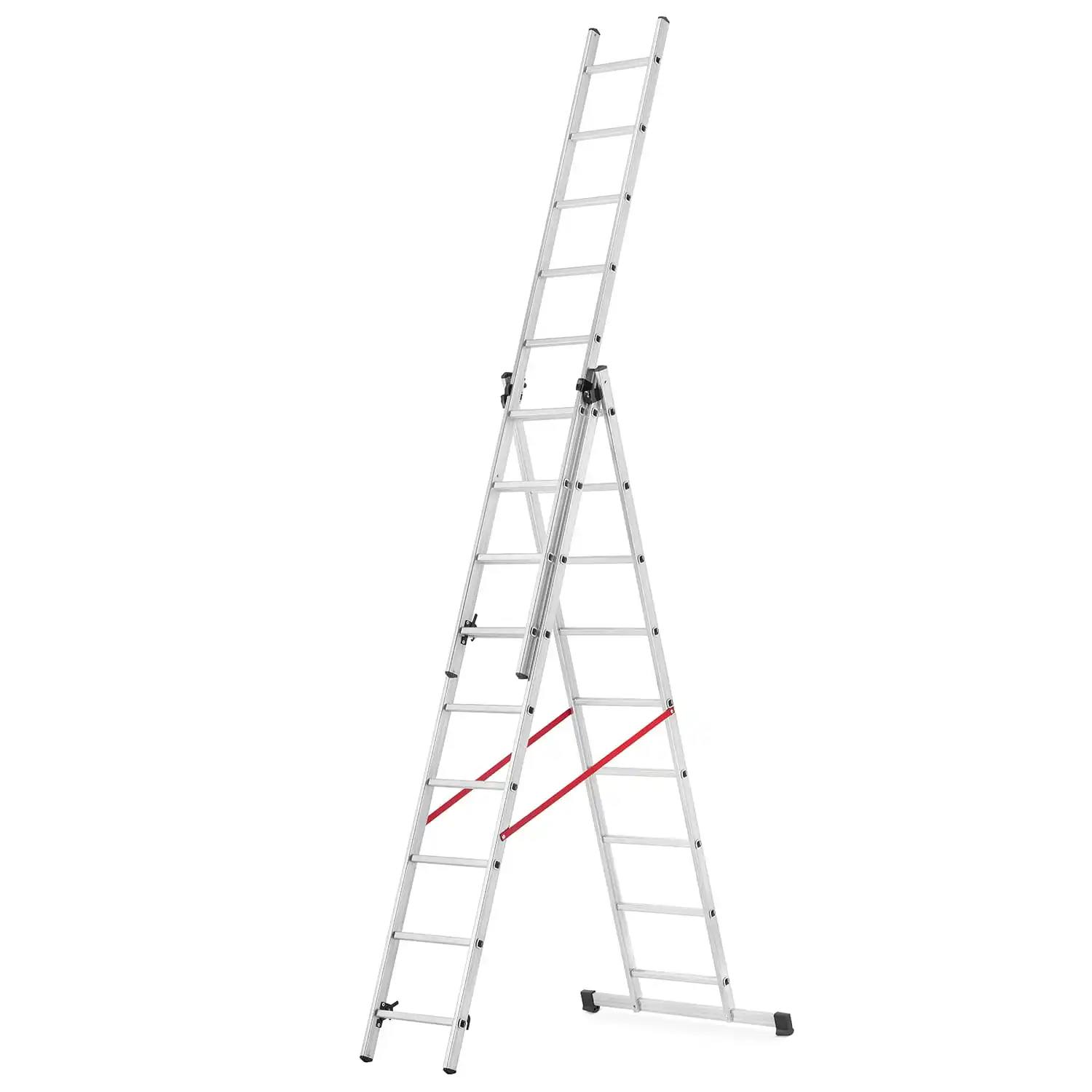 Missie Luchten regel Ladder 3 Section Aluminum 3x9 Higher | Aluminium Industrial Telescopic  Ladder | The Longest 150 Kg Higher Monika - Buy Lader Ladder Telescopic  Extension Ladders 3 Section,3x9 3-9 3*9 3 Section 9