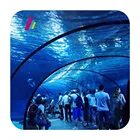 Acrylic Tunnel High Quality Transparency Acrylic Tunnel Oceanarium Acrylic PMMA Aquarium Tunnel