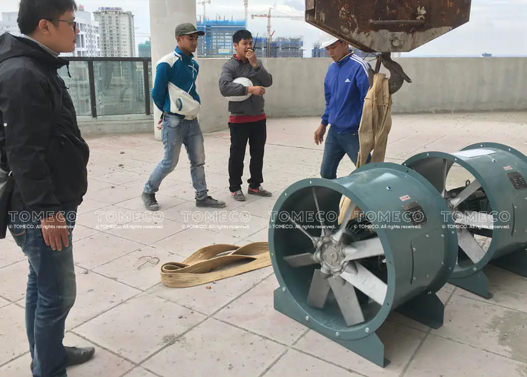 Adjustable Pitch Axial Fan, DUCT, MOUNTED - detail 2
