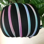 Zipper For Zippers Nylon Bag Zipper Custom O/E Multi-Color Rainbow Zipper Tape Rainbow Nylon Zipper Tape For Zipper Bags
