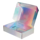 Gift Box Custom Logo Holographic Luxury Gift Box Packaging Cardboard Corrugated Paper Box