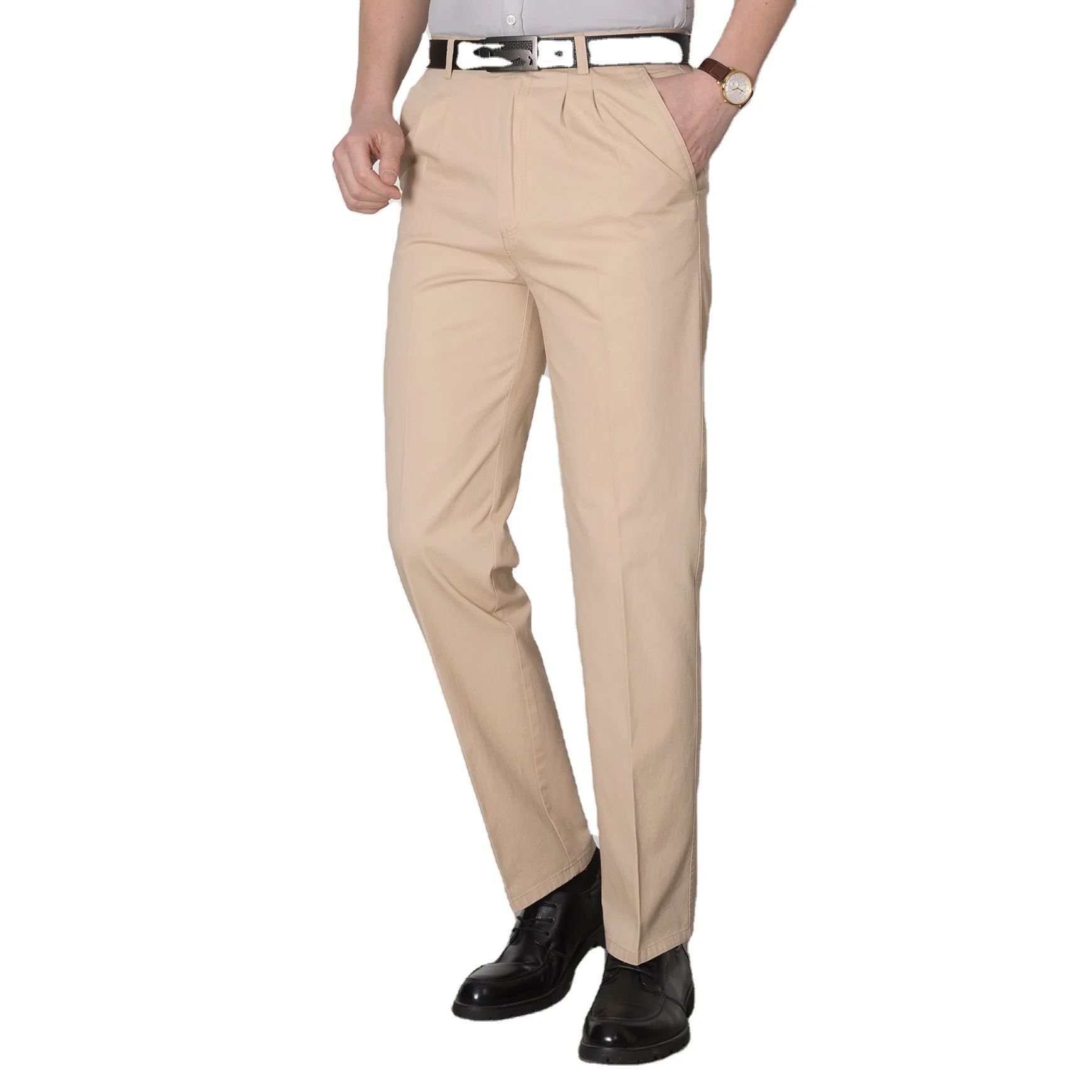 Mens Baggy Chino Trousers Pants 
