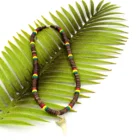 Made Beads Beads Necklace Shark Tooth Pendant Necklace Handmade Beaded Coconut Rasta Necklace Jamaican Fashion Jewelry For Men Made In The Philippines
