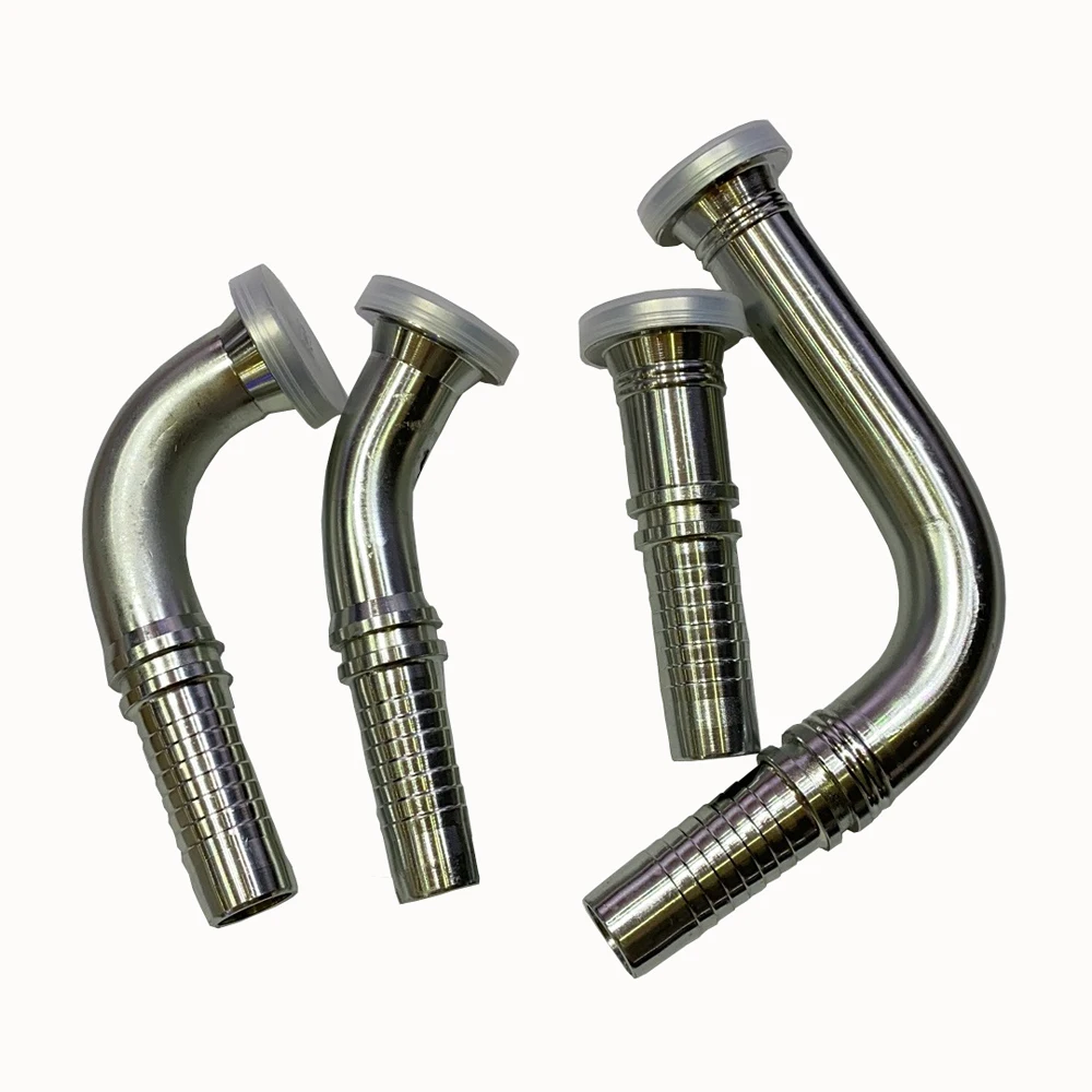hydraulic pipe crimp connectors fittings